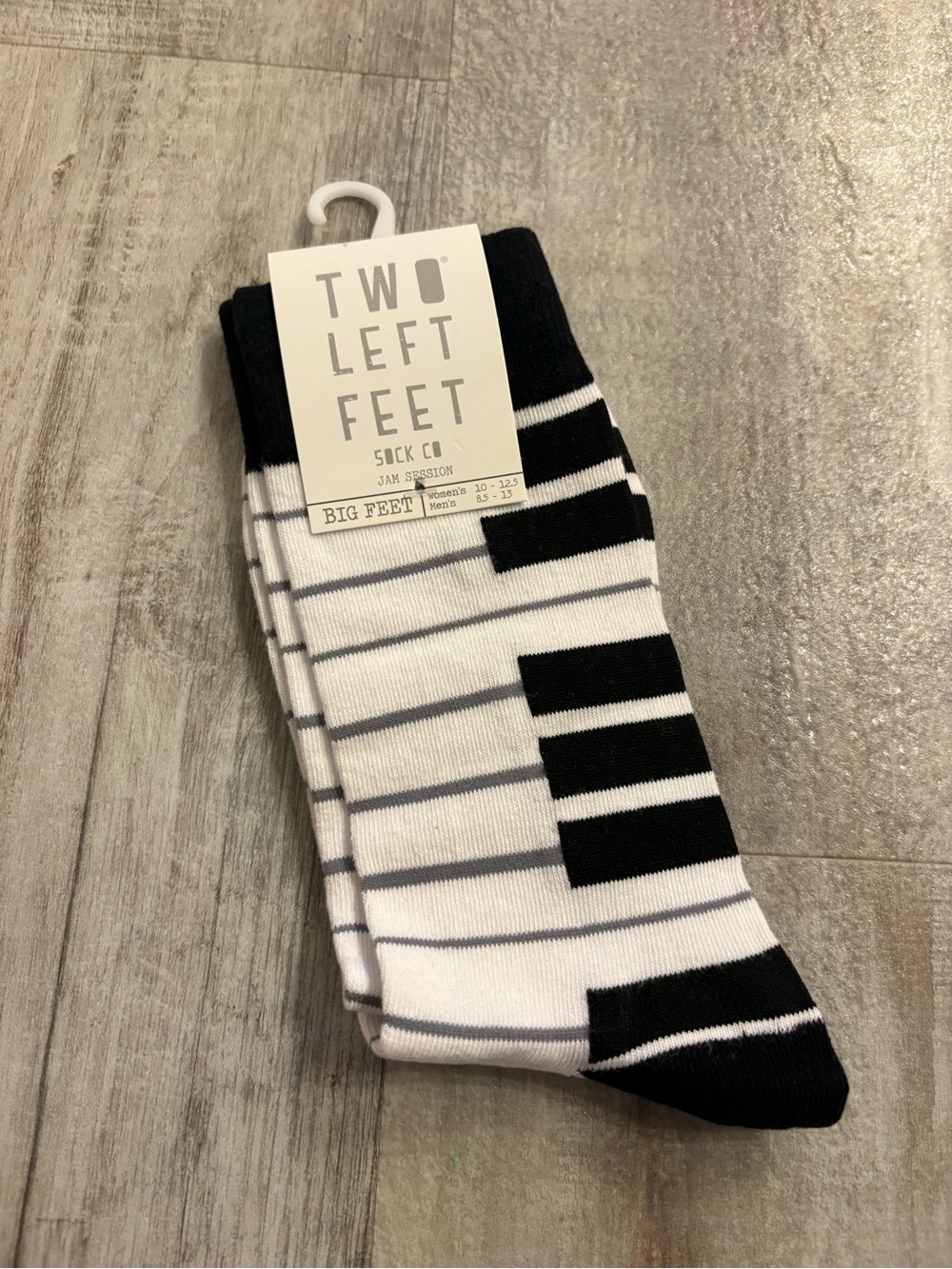Two Left Feet Piano Socks
